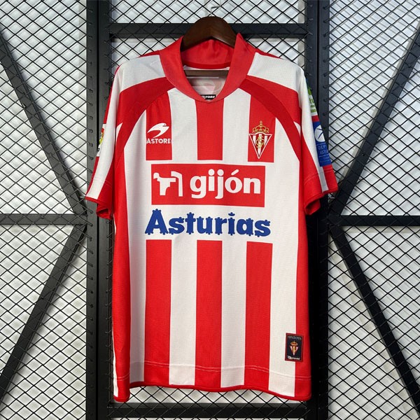 Thailand Trikot Sporting Gijon Heim Retro 2008-2009